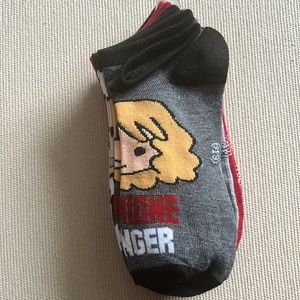 Harry Potter Character Socks, Shoe Size: 4-10, 6 Pairs Total